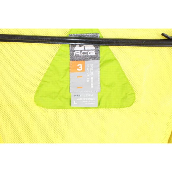 Nike ACG 3 Outer Layer Couche Externe Hooded Full Zip Wind Rain Jacket Size L - Picture 4 of 9